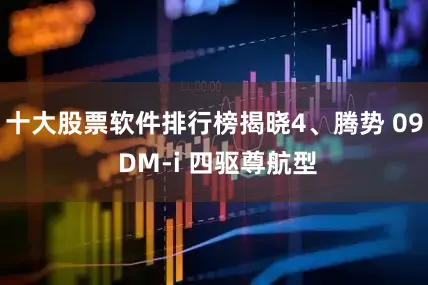 十大股票软件排行榜揭晓4、腾势 09 DM-i 四驱尊航型